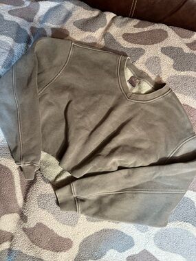 Olive Green Crewneck Sweatshirt
